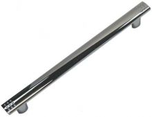 Мебельная ручка-скоба edson 1291 CHROME/NICKEL 96 мм